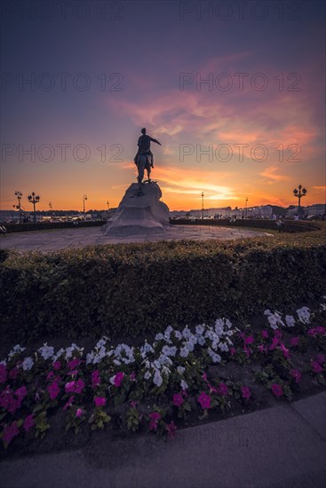 Aleksandrovsky Park with The Bronze Horseman