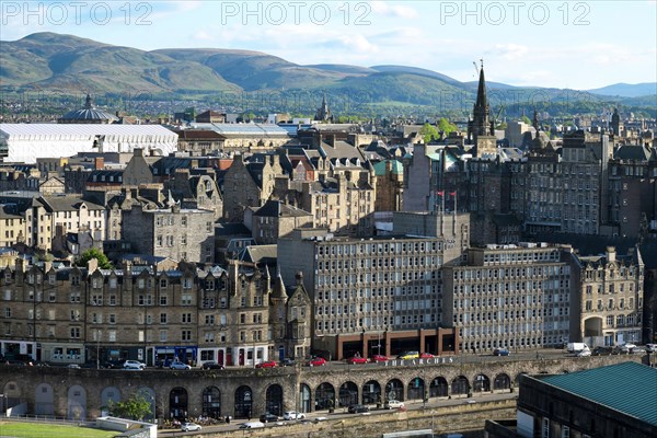 View from Calton Hill to old town