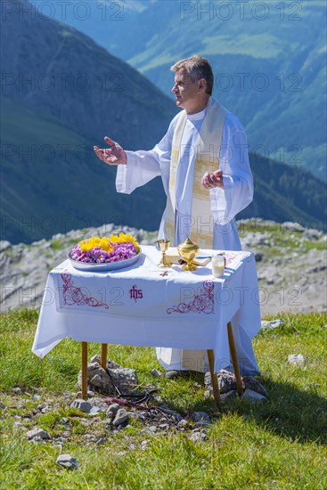 Mountain mass on the Hochrappenkopf