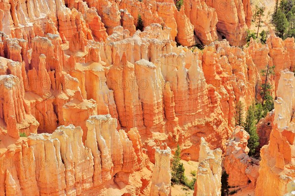 Red eroded limestone columns
