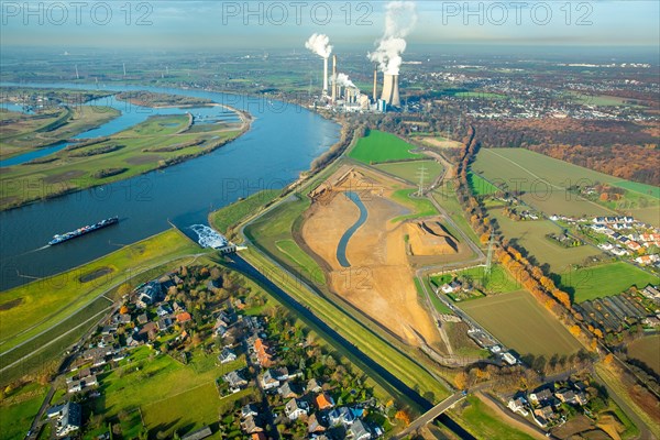 Emscher flowing into the Rhine