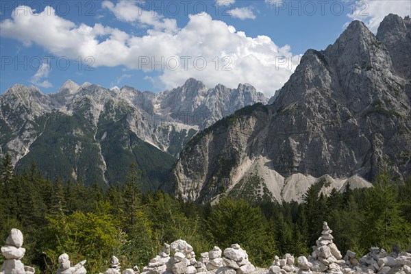 Mountains between Kranjska Gora and Trenta