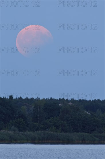 Partial lunar eclipse on 07/08/2017