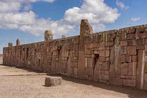 Outer wall of the Kalasasaya temple