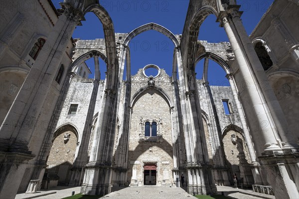 Ruins of the monastery church of the former convent of the Carmelite order