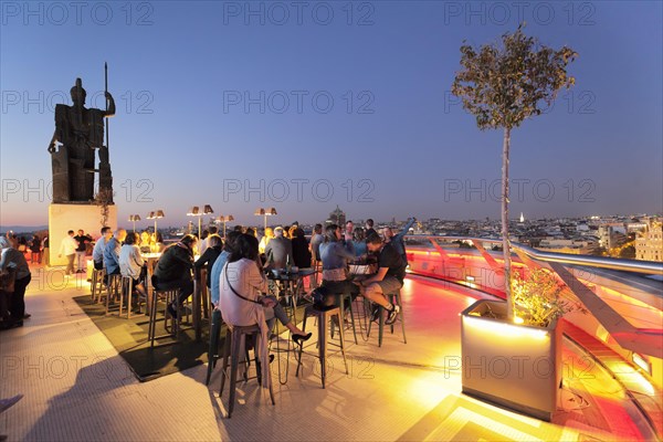 Rooftop bar La Azotea del Circulo