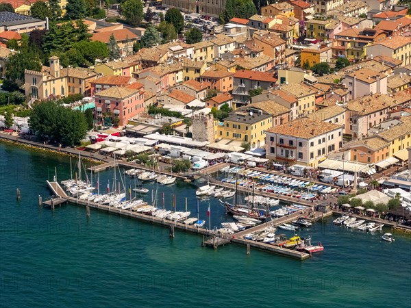 Marina with sailboats