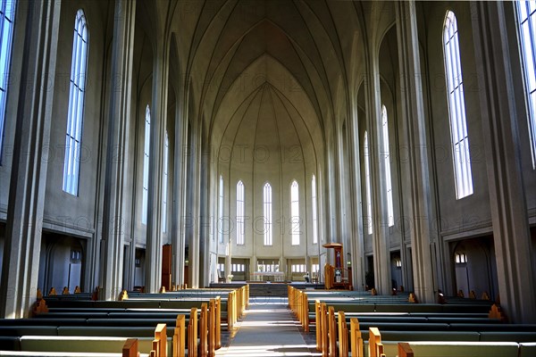 Interior of Hallgrimskirkja