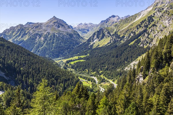 View on Maloja Pass