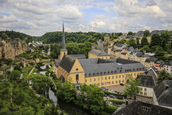 Abbey Neumunster in the suburbs of Grund