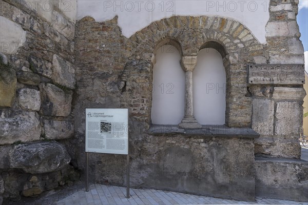 East side of the former Romanesque chapel St. George and Afra