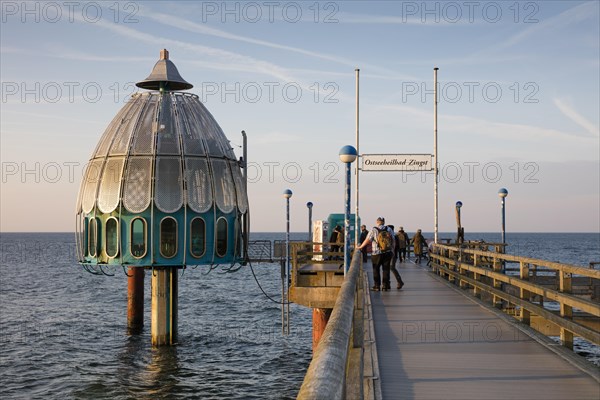 Diving gondola at the Seebrucke