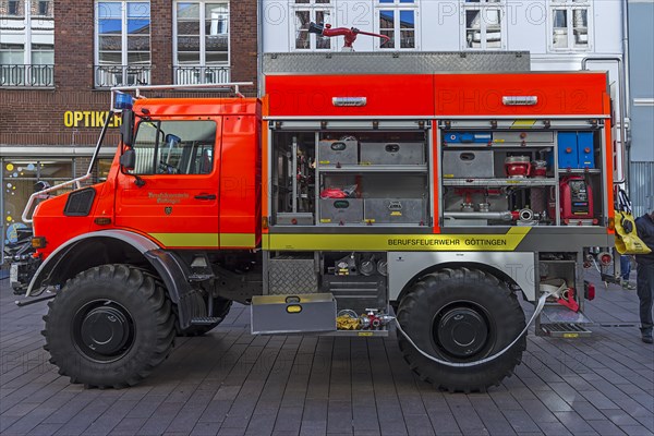 Fire engine of the Gottingen fire brigade