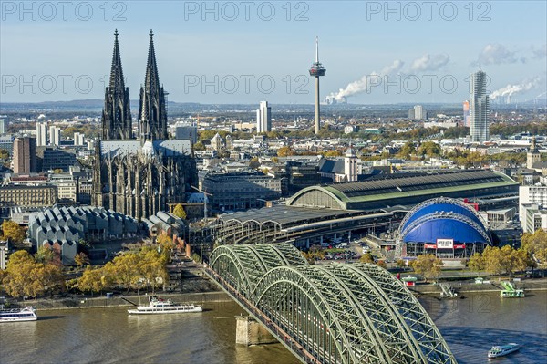 View over the river Rhine