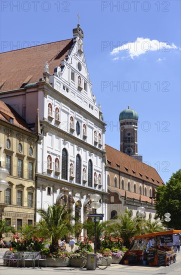 Michaelskirche and church tower of the cathedral