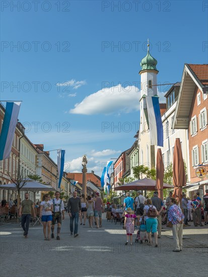 Untermarkt with daughter church Maria Hilf