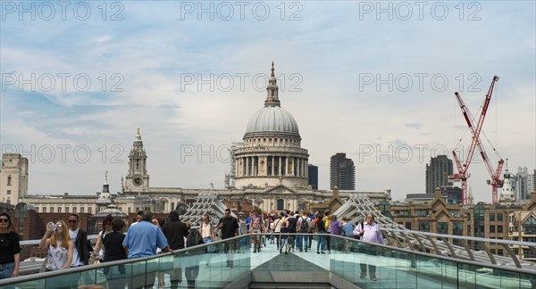 Millennium Bridge and St. Paul's Cathedral