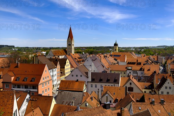 View on rooftops of old town