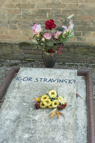 Grave of Igor Stravinsky