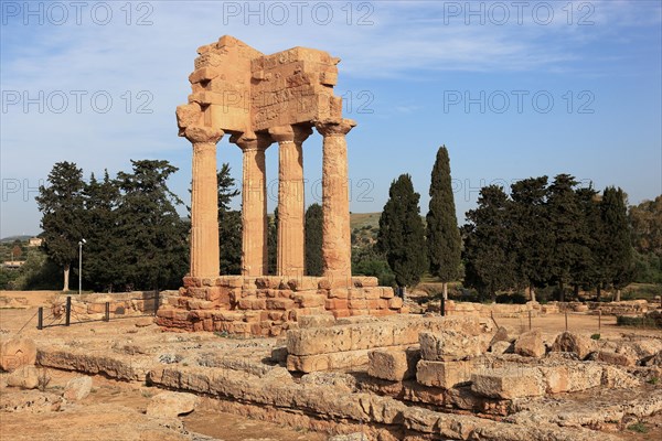 Remains of theTemple of the Dioscuri