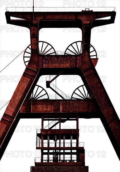 Headframe of the Zeche Pluto colliery