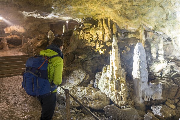 Tourist in Nebula Cave