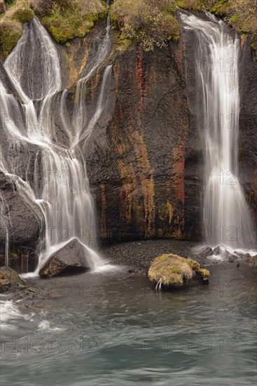 Hraunfossar waterfalls