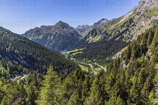 View on Maloja Pass