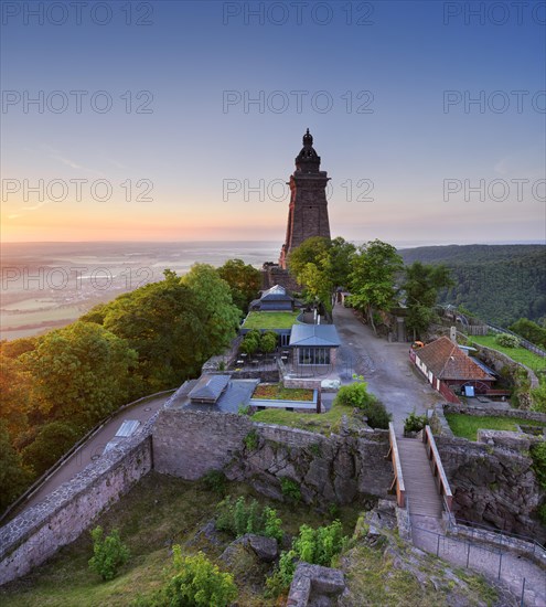 Kyffhauser monument in the evening light