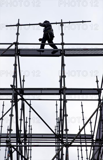 Scaffolders at work