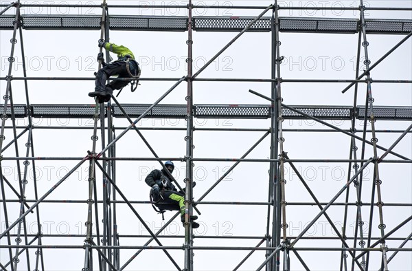 Scaffolders at work