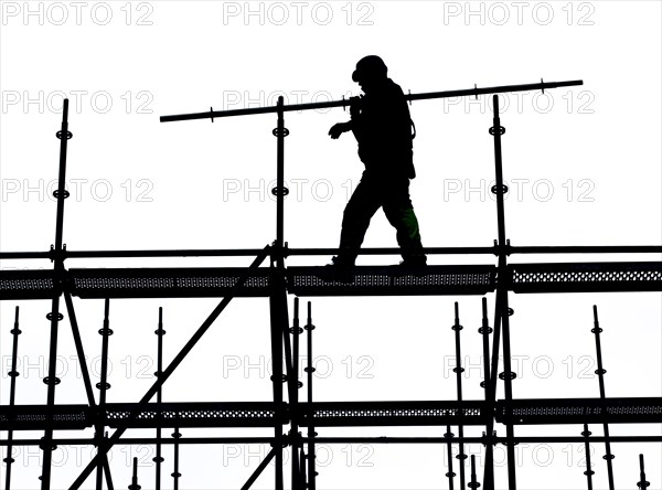 Scaffolders at work