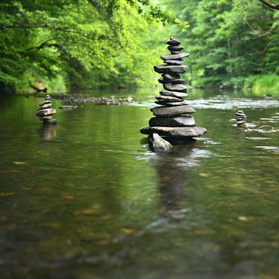 Stone pyramids