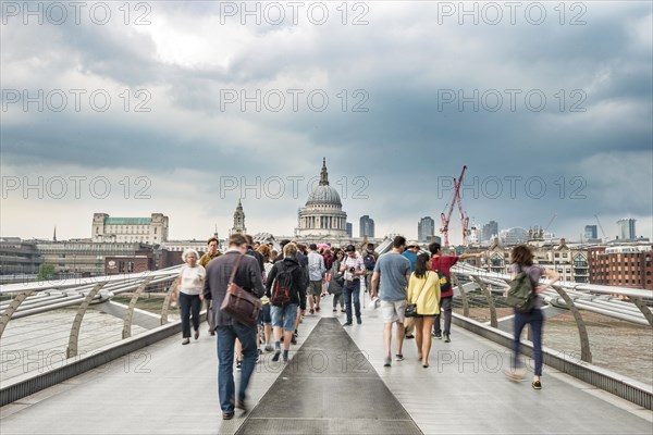 Millennium Bridge and St. Paul's Cathedral