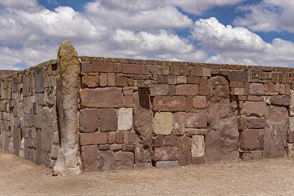 Outer wall of the Kalasasaya temple