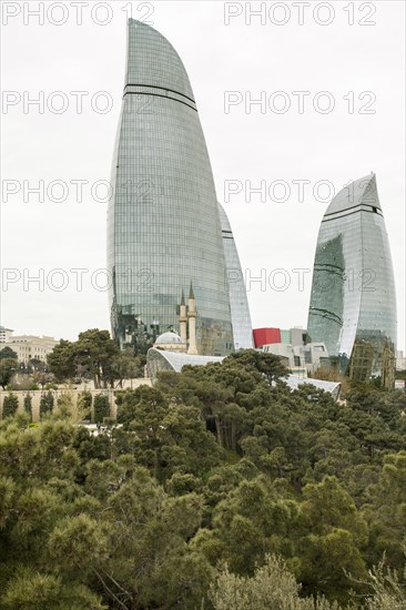 Baku flame towers