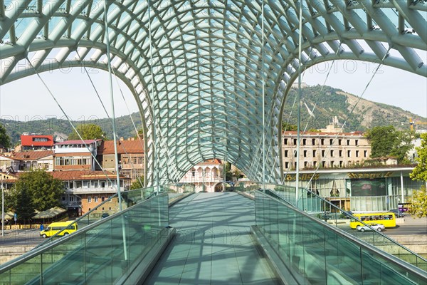 Peace Bridge over the Mtkvari river