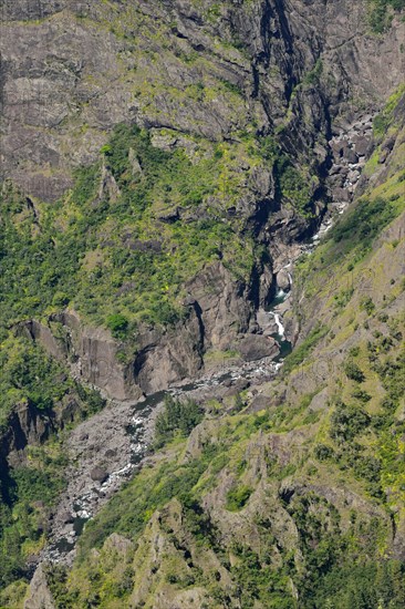 Mountain river Riviere des Galets