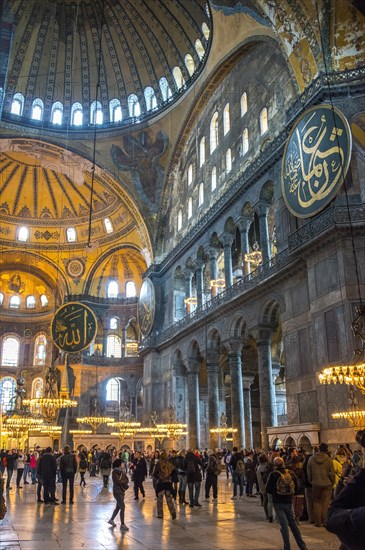 Main area of the Hagia Sophia