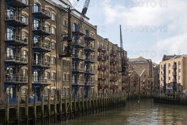 Houses at harbour basin