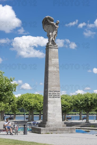 Monument to Count Zeppelin in his birthplace