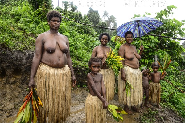 Native women at the Naghol ceremony in the village of Rangsuksuk