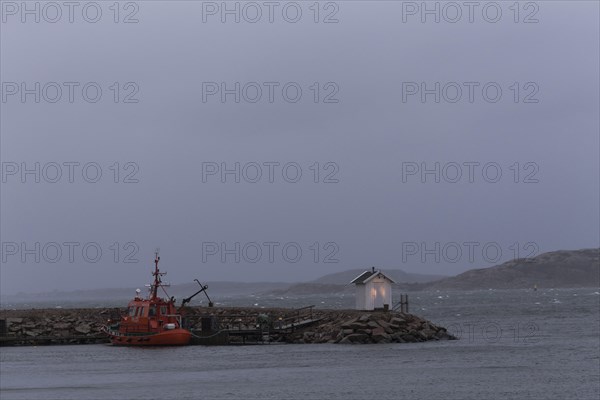 Guide boat at Fiskebacksvik