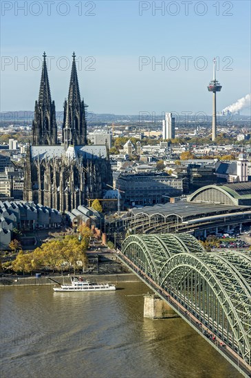 View over the river Rhine