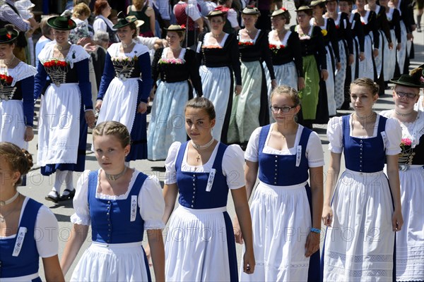 Traditional costume parade