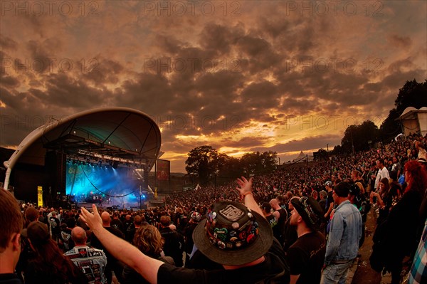 Heavy Metal Festival Rockfels on the 16.06.2017 on the Freilichtbuhne Loreley near St.Goarshausen