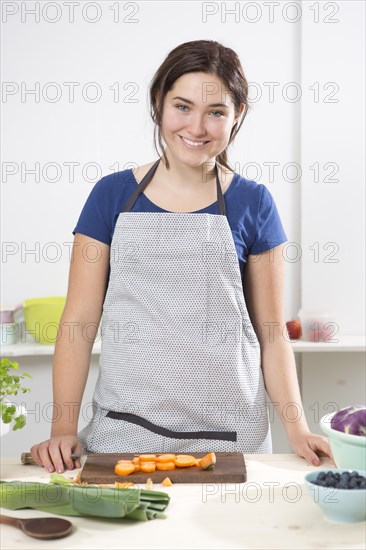 Young woman in the kitchen