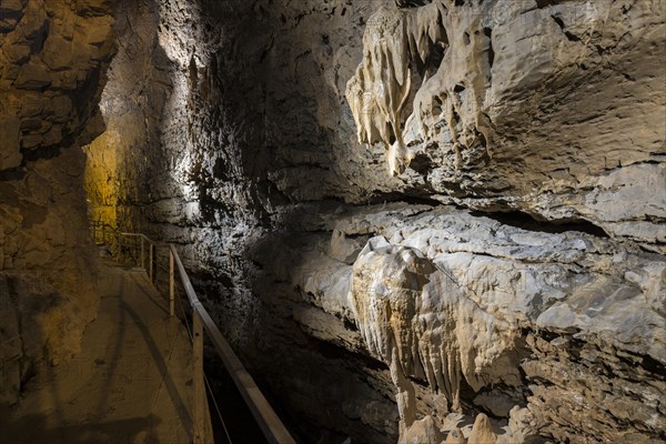 Dripstone cave Lurgrotte