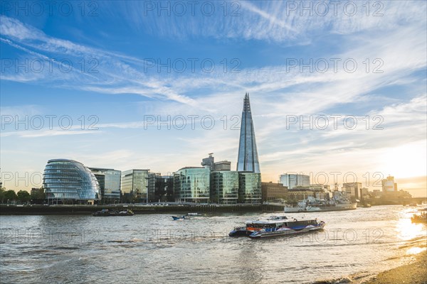 Riverside promenade on the Thames