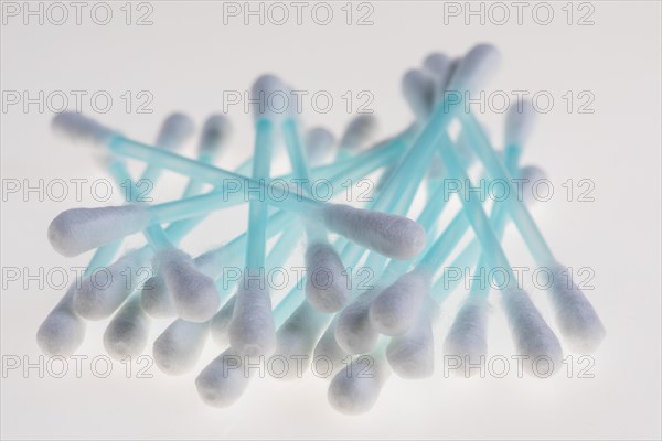 Cotton buds made of plastic